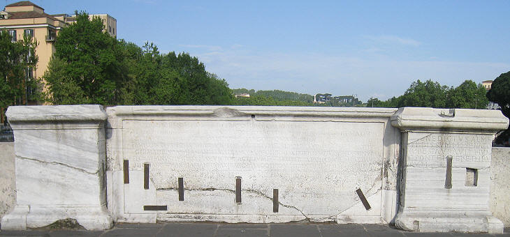 Inscriptions Ponte Cestio