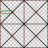 Where to draw the lines to to make smaller triangles.