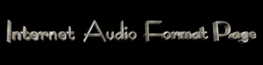 internet audio formats logo
