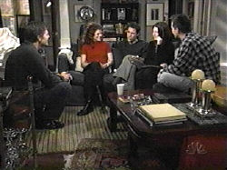 The Cast of Will & Grace with Stone Phillips