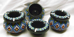 African ashtrays from The Smoker's Club, Inc.
