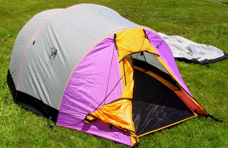 Outer shell and foot print without the inner tent