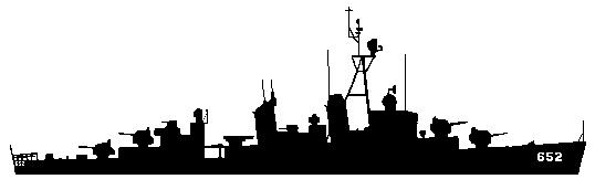 USS INGERSOLL (DD-652) CIRCA 1960