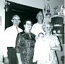 The couple on the left is Benny and Mary Moen, Sandy's Grandparents. We are not sure who the other two are.