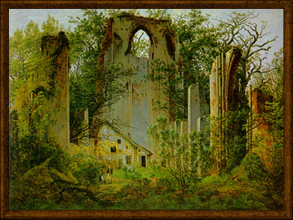 the Edlena Ruin by Friedrich