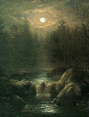 Moonlit Night, by Anonymous