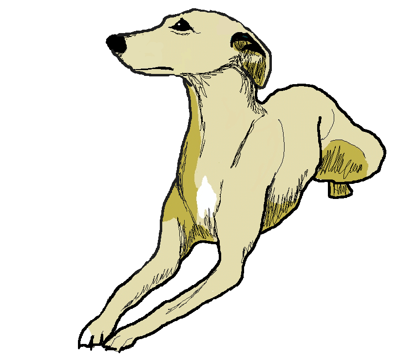 greyhound dog clipart - photo #8