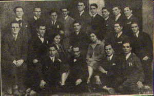 Membrii fondatori ai Cercului Studentesc "Frtilia" n 1927
