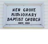 New Grove Missionary Baptist Church, ESTD 1933