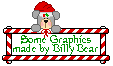 Billy Bear's Christmas Clipart