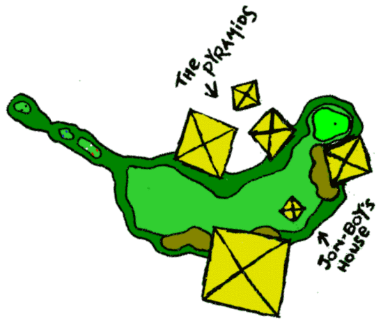 Hole 12 - King Putt's Pryamids-'O'-Balls