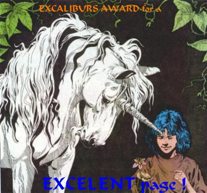 Excalibur's
award