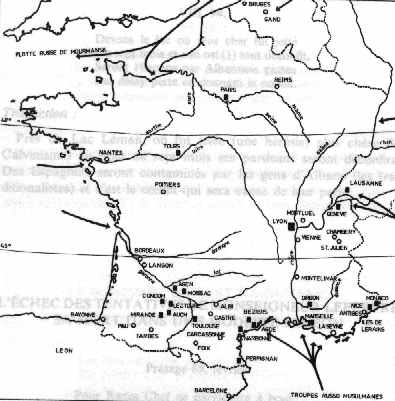 Mapa digitalizado do livro de Fontbrune
