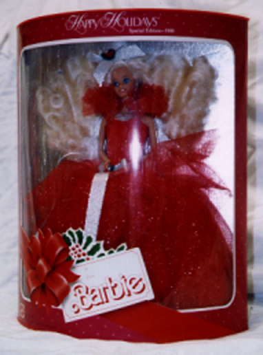 happy holidays barbie 10th anniversary value