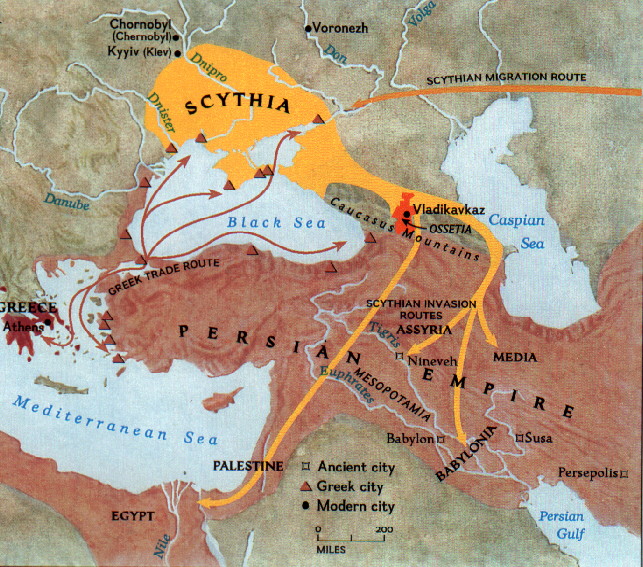 The Empire and forays of Scythia