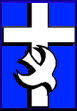 Cross with Dove Blue