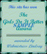 The Girls do it better award