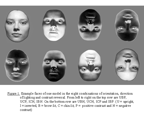 Example test faces