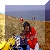 Mayumi and Codi (wife/son) at Longnook