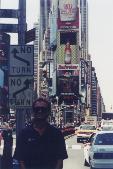 AMan in Times Square