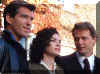 With Pierce Brosnan and Julianna Marguiles