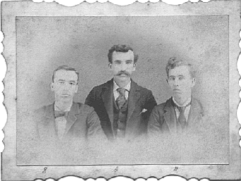 Cousin Edward Dunham; Brothers Edward and Albert Hoggatt