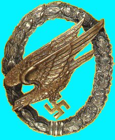 Luftwaffe Para Badge
