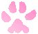 [A pink pawmark]