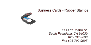 Business Card of SouthStampadena.com