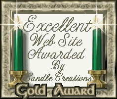 "Candle Creations Excellent Web Site Award"