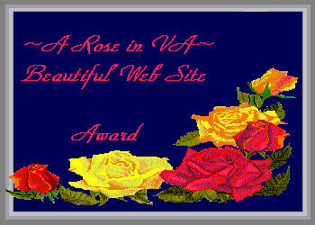 A Rose in VA. Beautiful Site Award