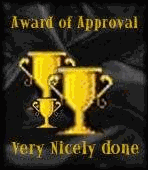 "Doberman's Forever Award of Appoval"