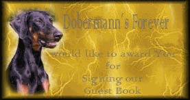 "Doberman's Forever Guest Award"