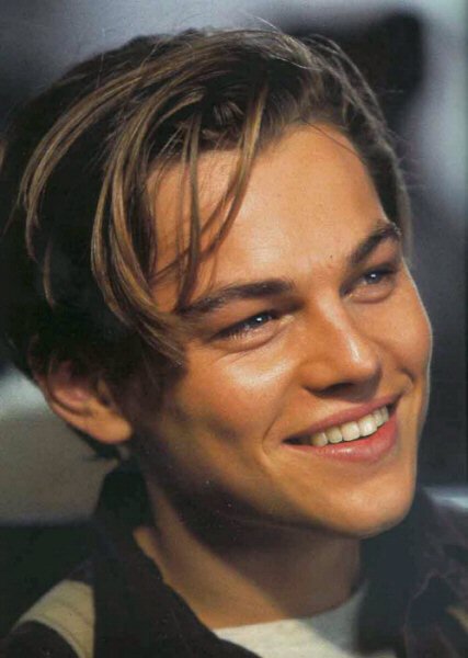 leonardo dicaprio young photos. Close-Up of DiCaprio from the