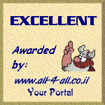 Excellent Site Award awarded by All 4 All