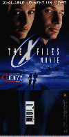 Promotional Card for the X-Files Movie on video