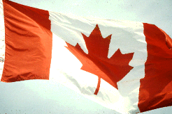 Waving Canada Flag 