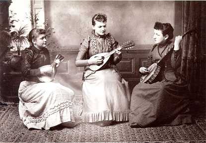 3 Girls With Musical Instruments