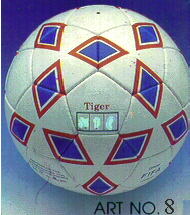 soccer ball  /  tiger