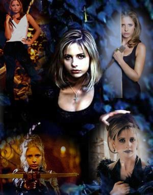 buffy collage by serendipity, beaming from tripod