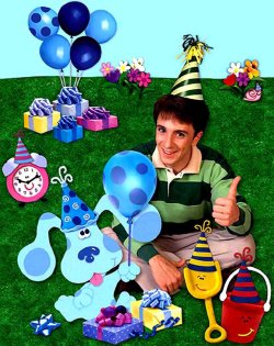Blues Clues Birthday Party on Happy Birthday From Blue And The Gang From Blue S Clues