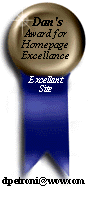 Dan's Award for Homepage Excellence