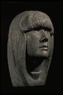 Portrait of girl - bronze