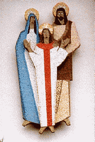 Holy Family mosaic