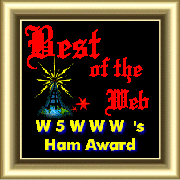 Best of the Web Award in Ham Radio