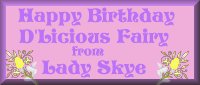 Happy Birthday from Lady Skye!