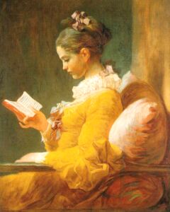 Fragonard, Portrait of a Young Girl Reading