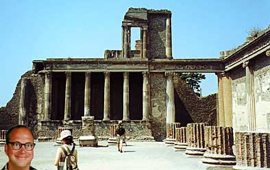 Sedivy visits Basilica in Pompeii