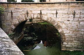 West wall w/gate and moat
