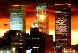 The city is beautiful at night!!!